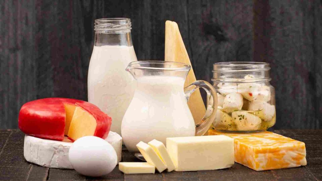 Dairy is to help build and maintain strong bones and teeth.