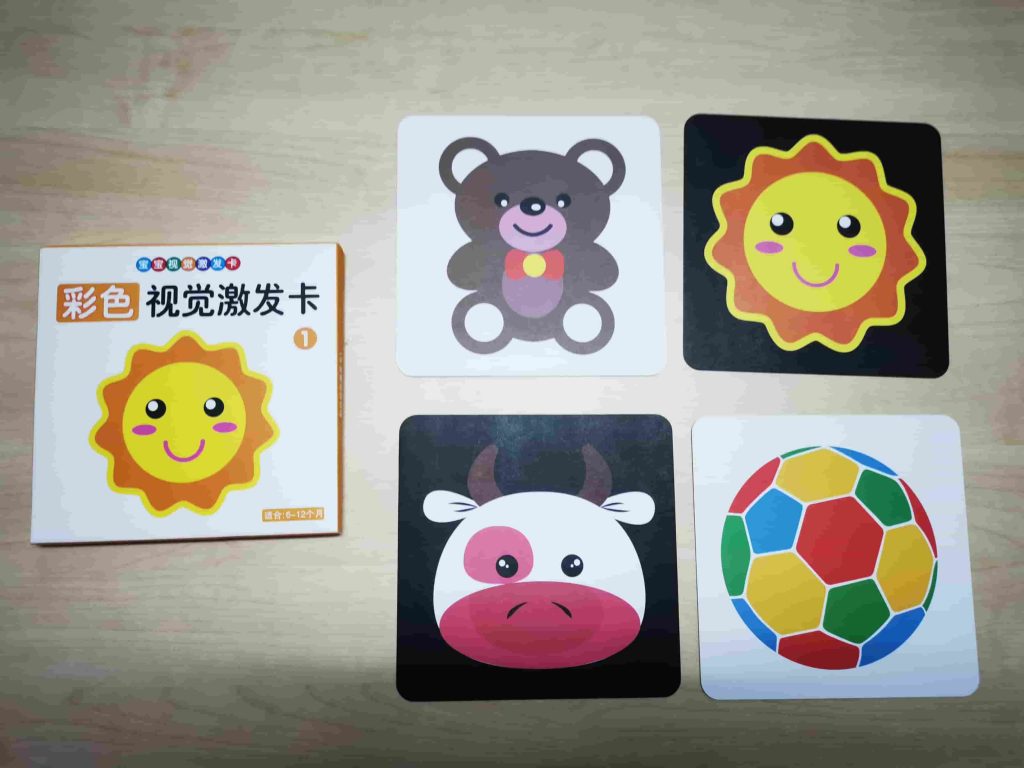 Flashcards from 6-12 months old