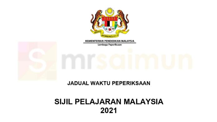 SPM 2021 candidates will be able to prepare themselves.